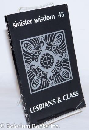 Cat.No: 272610 Sinister Wisdom: a journal for the lesbian imagination in the arts and...