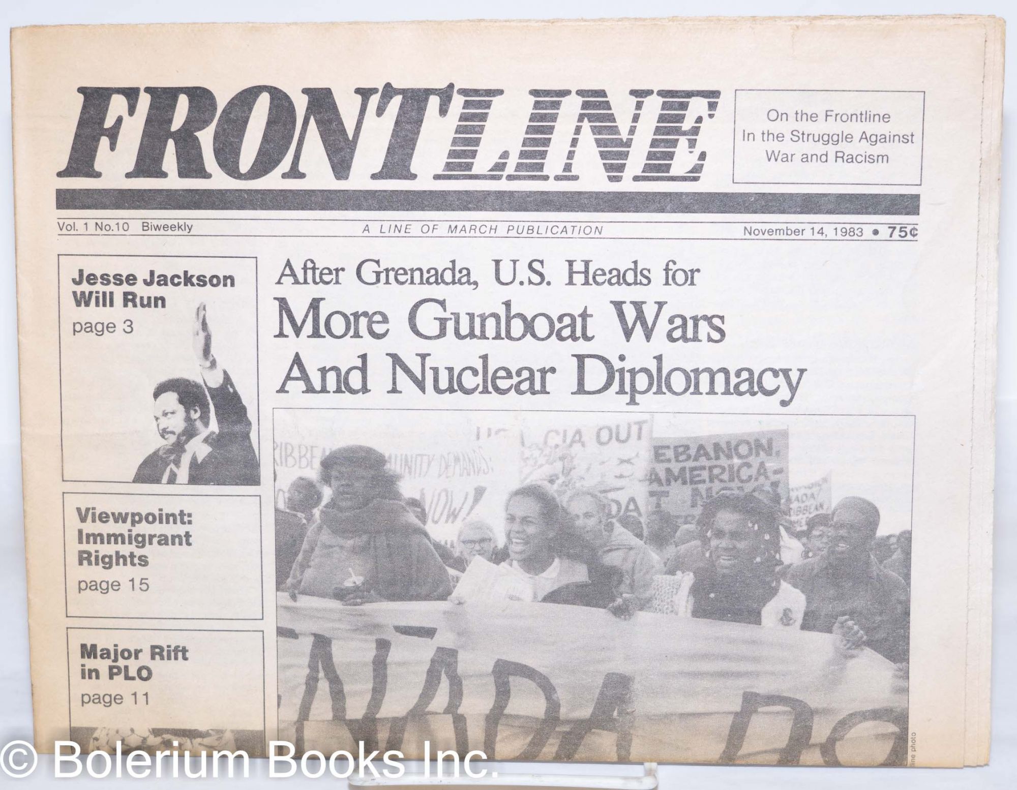 Frontline Vol. 1, No. 10 Biweekly, November 14 | Max Elbaum, Irwin Silber