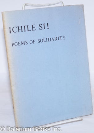 Cat.No: 272838 ¡Chile Si! Poems of Solidarity, Open Letter 3