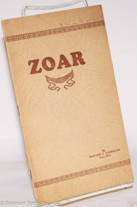 Cat.No: 272901 A brief history of Zoar. Howard A. Sarbaugh