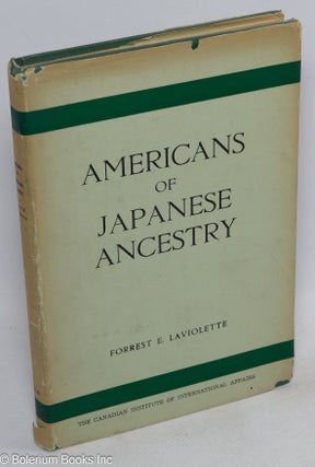 Cat.No: 272947 Americans of Japanese ancestry; a study of assimilation in the American...