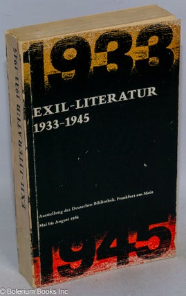 Cat.No: 273121 Exil-Literatur 1933-1945. Kurt Köster