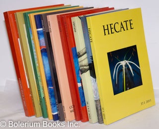 Cat.No: 273359 Hecate: A Women's Interdisciplinary Journal [nine volumes] Vol. 37- 45....