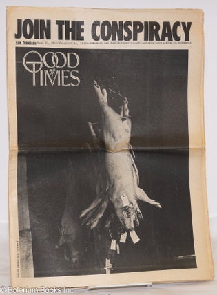 Cat.No: 273570 Good Times: [formerly SF Express Times] vol. 2, #37, Sept 25, 1969: Join...