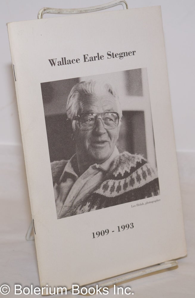 Cat.No: 273971 Wallace Earle Stegner 1909 - 1993; Catalogue 52. James M. Dourgarian, and bookseller.