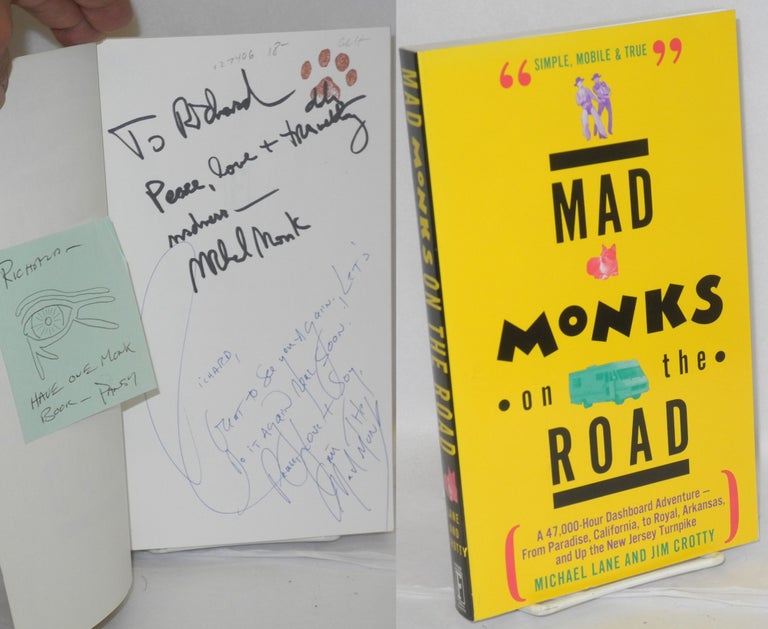 Cat.No: 27406 Mad monks on the road. Michael Lane, Jim Crotty.