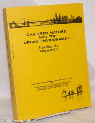 Cat.No: 274856 Children, Nature, and the Urban Environment: Proceedings of a...