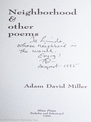 Neighborhood and Other Poems