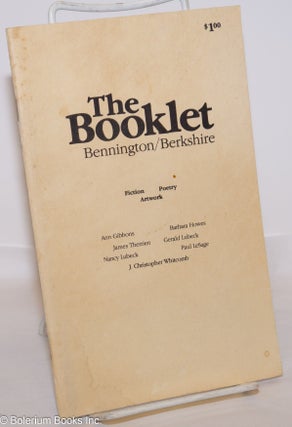 Cat.No: 275148 The Booklet: Bennington/Berkshire. Barbara Howes, James Therrien, ed