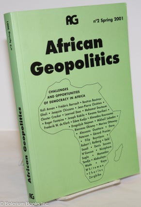 Cat.No: 275234 African Geopolitics Vol. 1, no. 2 Spring. André Soussan