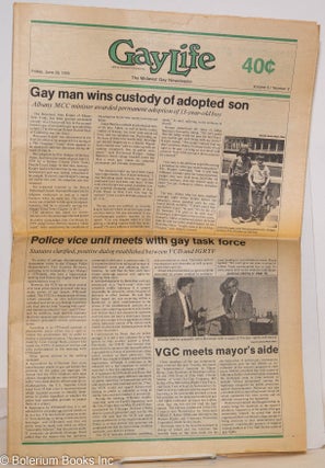 Cat.No: 275366 GayLife: the Midwest gay newsleader; vol. 5, #2, Friday, June 29, 1979:...