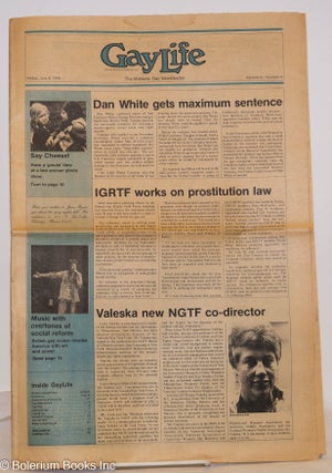 Cat.No: 275367 GayLife: the Midwest gay newsleader; vol. 5, #3, Friday, July 6, 1979: Dan...