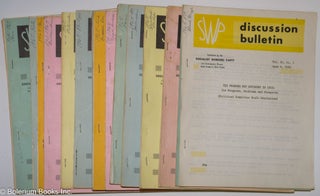 Cat.No: 275712 SWP discussion bulletin, Vol. 25, issue Nos. 1-14, 16, 1965. Incomplete...