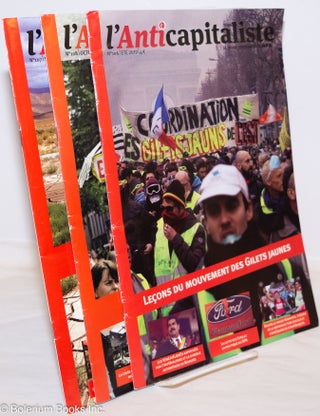 Cat.No: 275765 l'Anticapitaliste; [three magazine issues] la revue mensuelle du NPA, no....