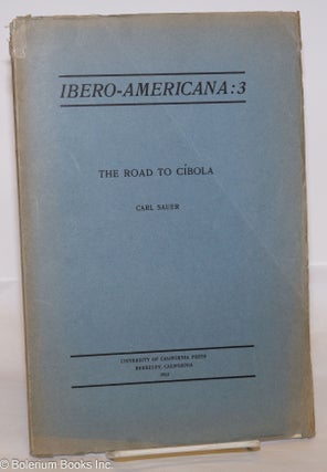 Cat.No: 275819 Colima of New Spain in the Sixteenth Century. Carl Sauer