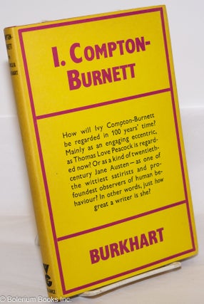 Cat.No: 275868 I. Compton-Burnett. Compton-Burnett. Ivy, Charles Burkhart