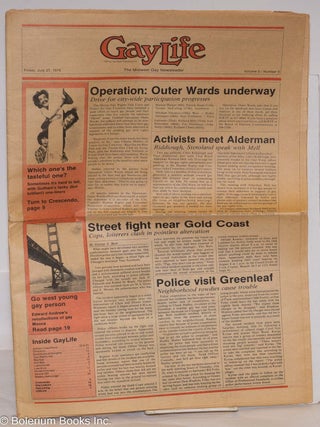 Cat.No: 275895 GayLife: the Midwest gay newsleader; vol. 5, #6, Friday, July 27, 1979:...