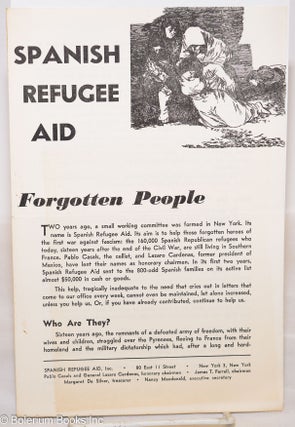 Cat.No: 276069 Spanish refugee aid: forgotten people