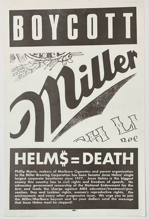 Cat.No: 276072 Boycott Miller. Helm$ = Death [poster