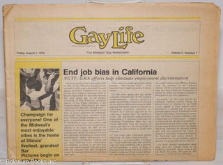Cat.No: 276086 GayLife: the Midwest gay newsleader; vol. 5, #7, Friday, August 3, 1979:...