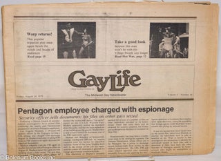 Cat.No: 276090 GayLife: the Midwest gay newsleader; vol. 5, #10, Friday, August 24, 1979:...