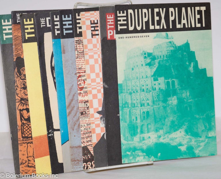Cat.No: 276119 The Duplex Planet [10 issues]. David Greenberger, and arrangements, photography, graphics, interviews.