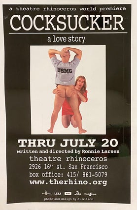 Cat.No: 276173 Cocksucker: a love story [poster] a Theatre Rhinoceros World Premiere....