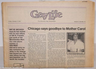 Cat.No: 276176 GayLife: the Midwest gay newsleader; vol. 5, #16, Friday, Oct. 5, 1979:...