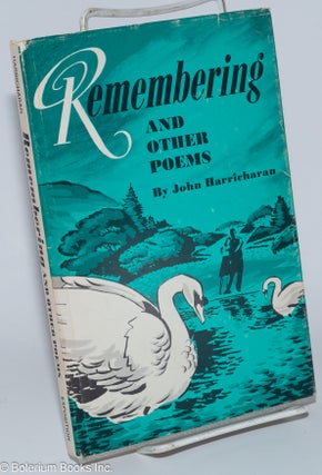 Cat.No: 276269 Remembering: And Other Poems. John Harricharan