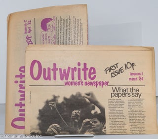 Cat.No: 276432 Outwrite; Women's Newspaper [Two Issues] No. 1-2 (March, April