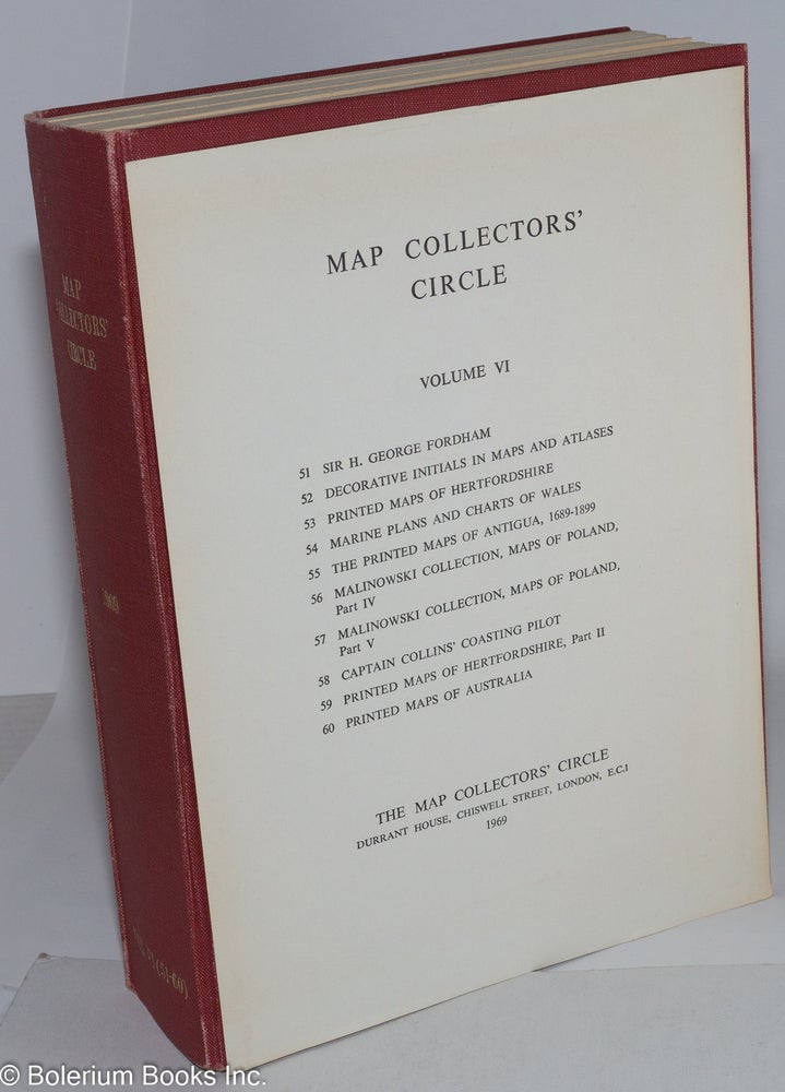 Cat.No: 276441 Map Collectors' Series [sixth Year/Volume]; here in hand we can offer the entire run of ten sequential journals for that volume, nos. 51 thru 60. R. V. Toolely, in chief.