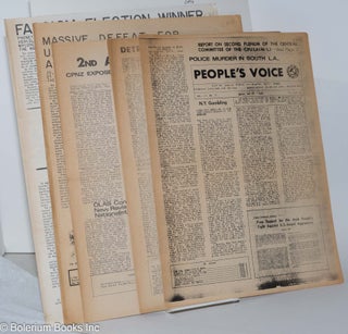 Cat.No: 276454 People's Voice [seven issues of the newspaper]. Communist Party of the...