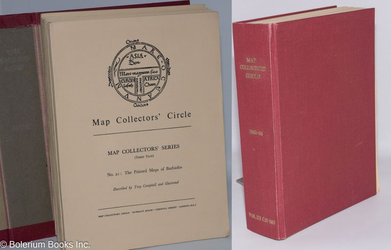 Cat.No: 276565 Map Collectors' Series [Third Volume]; here in hand we can offer the entire run of ten sequential journals for that volume, nos. 21 to 30. R. V. Toolely, in chief.