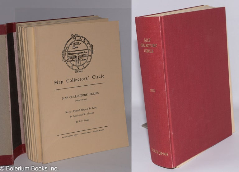 Cat.No: 276567 Map Collectors' Series [Ninth Volume]; here in hand we can offer the entire run of ten sequential journals for that volume, nos. 81 to 90. R. V. Toolely, in chief.
