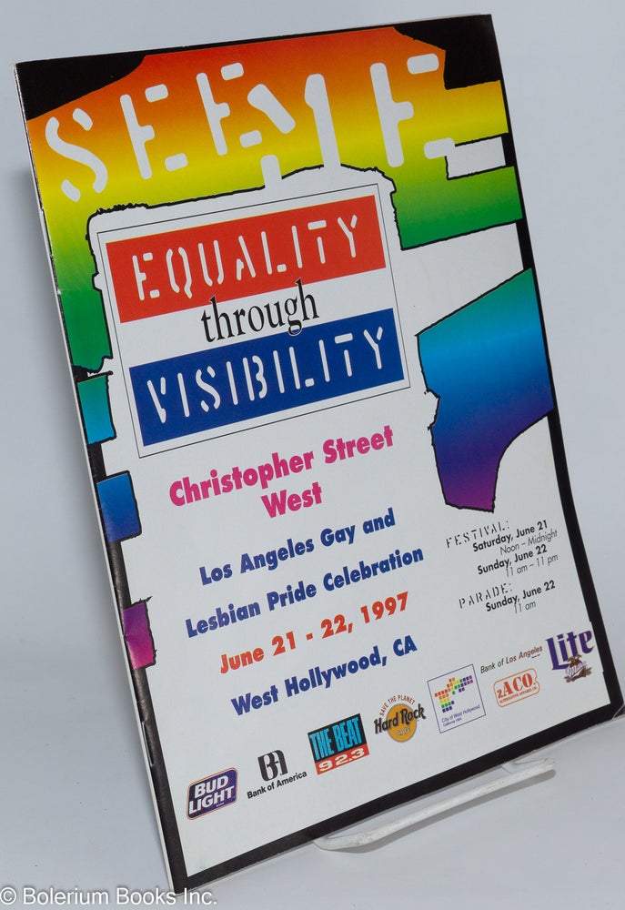 Cat.No: 276586 Los Angeles Gay & Lesbian Pride celebration #27: Equality through