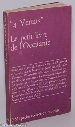 Cat.No: 276677 "4 Vertats": Le petit livre de l'Occitanie. Jean Larzac