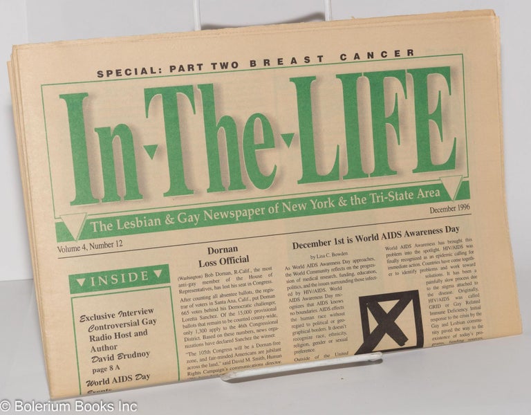 Cat.No: 276845 In-the-Life: the lesbian & gay newspaper of New York &