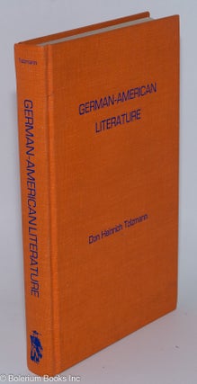 Cat.No: 276890 German-American Literature. Don Heinrich Tolzmann