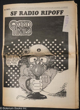 Cat.No: 277310 Good Times: vol. 3, #10, March 5, 1970: SF Radio Ripoff. Scoop Good...