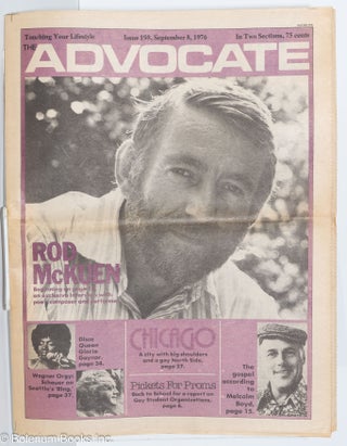 Cat.No: 277572 The Advocate: touching your lifestyle; #198, September 8, 1976 in two...