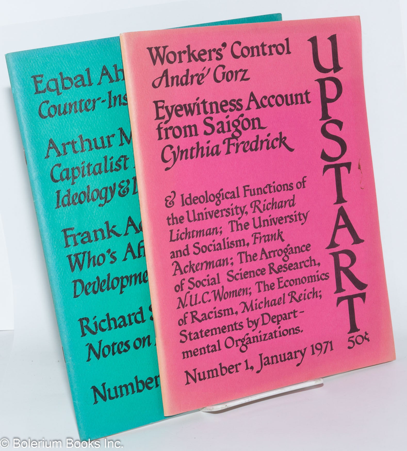 Upstart 2 issues | Frank Ackerman, staff