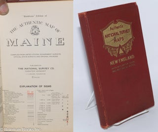 Cat.No: 277664 "Bookform" Edition of The Authentic Map of Maine, Compiled from United...