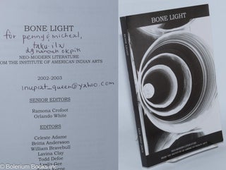 Cat.No: 277731 Bone Light: Neo-Modern Literature from the Institute of American Indian...