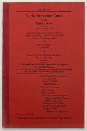 Cat.No: 277982 In the Supreme Court of the United States. October term, 1980. James...