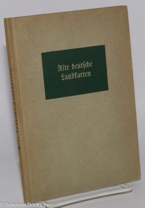 Cat.No: 278065 Alte deutsche Landkarten. Edgar Lehmann