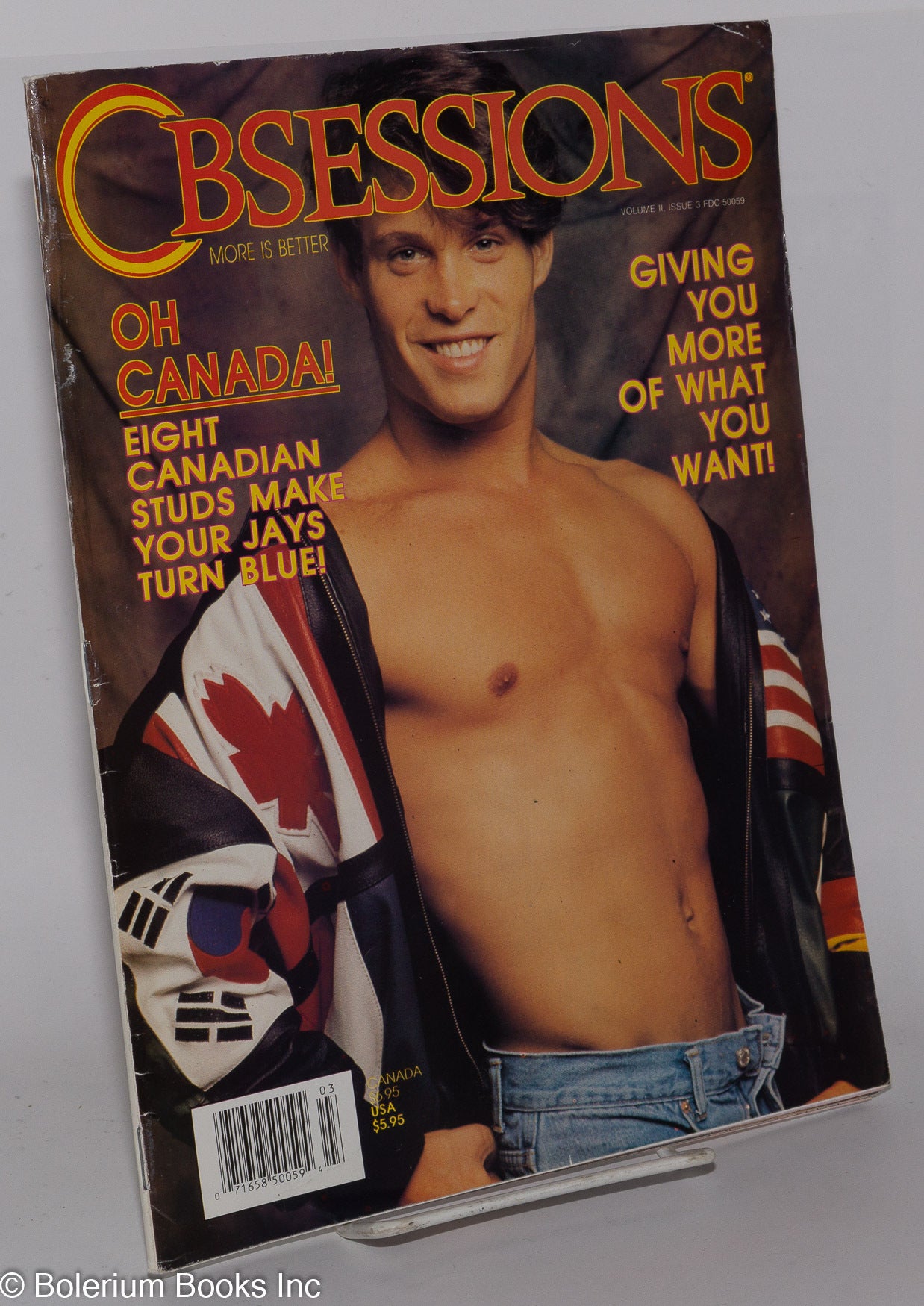 Obssessions: vol. 2, #3, March 1993: Oh Canada! 8 Canadian studs make ...