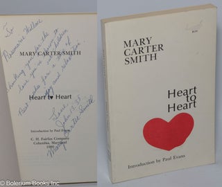 Cat.No: 278228 Heart to heart. Mary Carter Smith, Paul Evans