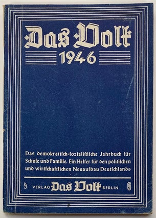 Cat.No: 278234 Das Volk: das demokratisch-sozialistische Jahrbuch für Schule und...