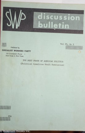 [Discussion Bulletin and Internal Information Bulletin 1965-1968 collated together, fragmentary run