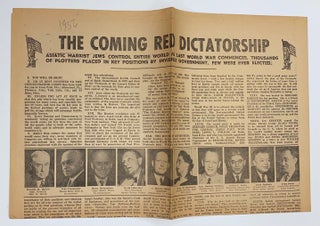 Cat.No: 278261 The coming Red dictatorship. Asiatic Marxist Jews control entire world as...